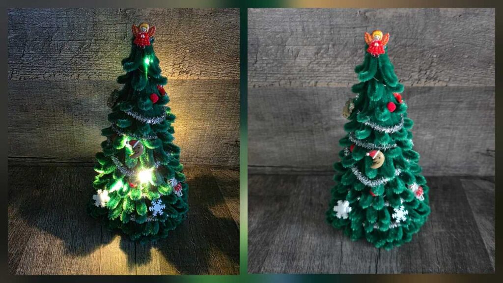 Weihnachten - beleuchteter Weihnachtsbaum